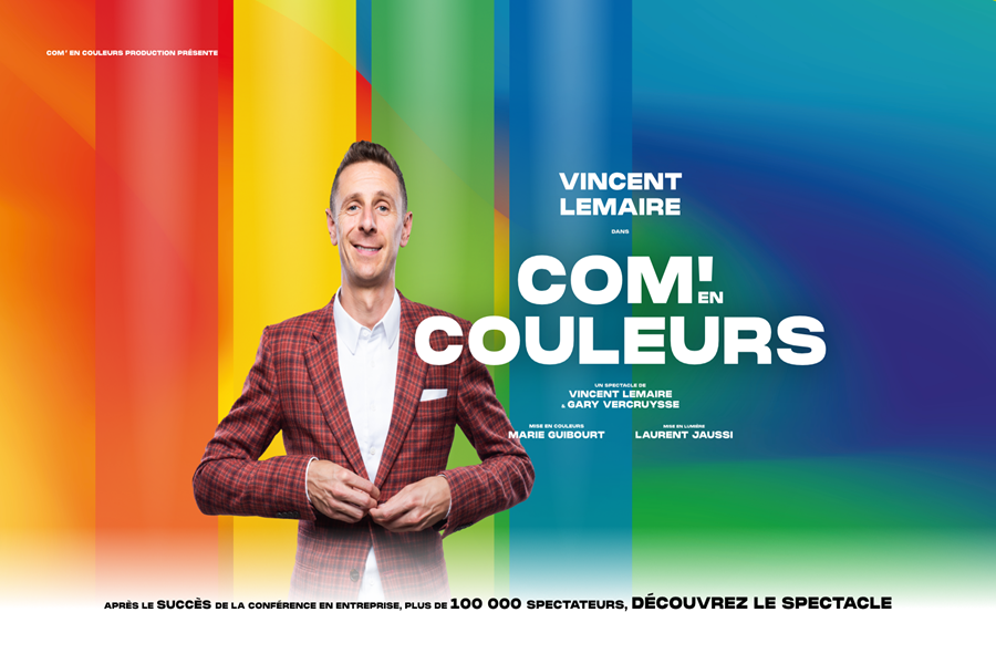 Com’ en couleurs au théâtre Rive Gauche Paris